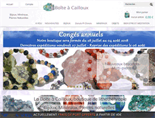 Tablet Screenshot of laboiteacailloux.com